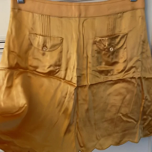 See by Chloe Scallop Skirt. Size 4. Marigold - Picture 2 of 4